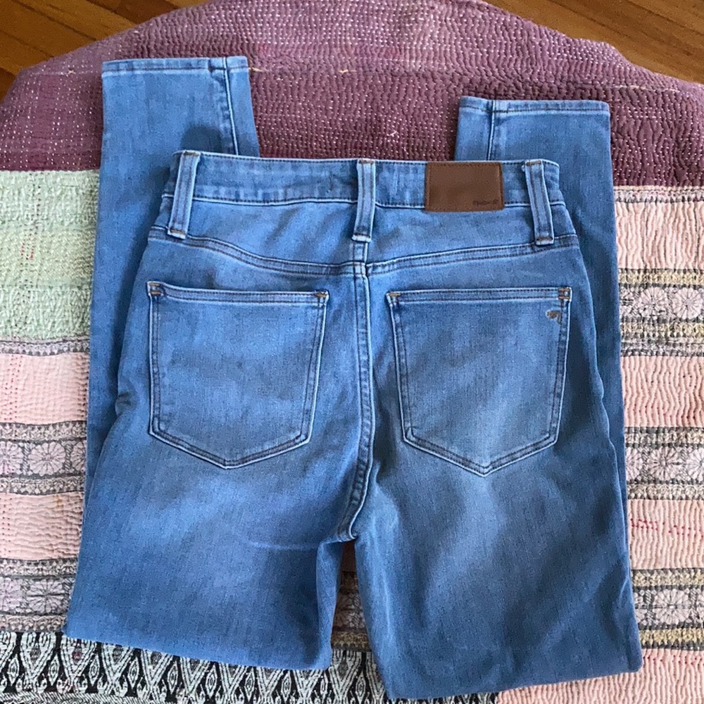 Madewell High Rise Curvy Roadtripper Sunbury Wash Super Skinny Denim Jea… - Picture 12 of 12
